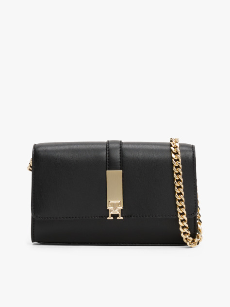 Negru Geanta Crossbody Cu Curea Din Lant Heritage  Femei