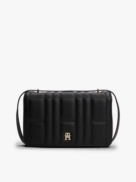 Negru Geanta Crossbody Matlasata Cu Monograma TH  Femei