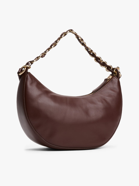 Maro Geanta Crossbody Tip Crescent Din Piele Cu Logo  Femei