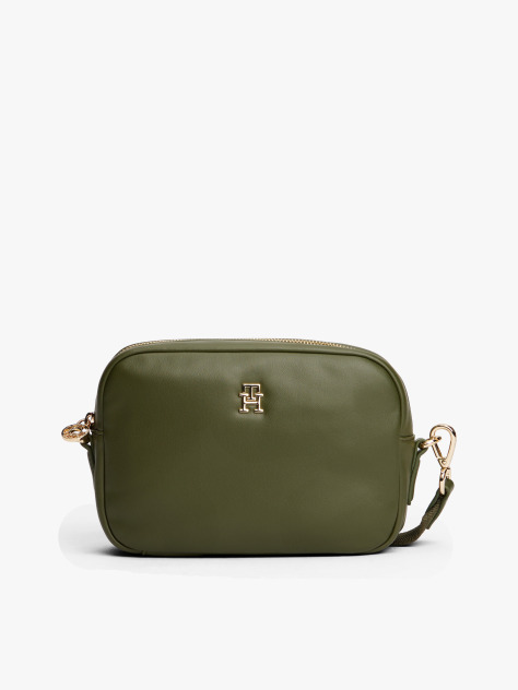Verde Geanta TH Monogram Crossbody  Femei