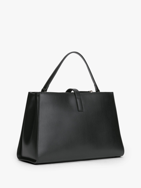 Negru Geanta TH Monogram Crossbody Satchel  Femei