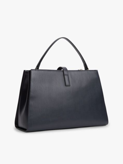 Blue Geanta TH Monogram Crossbody Satchel  Femei