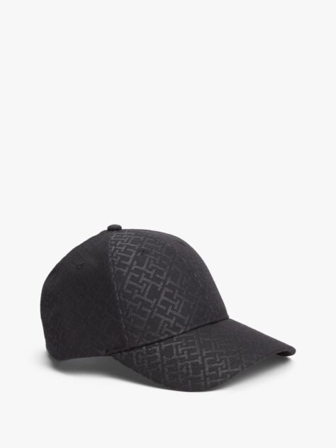 Negru TH Monogram Sapca De Baseball  Femei