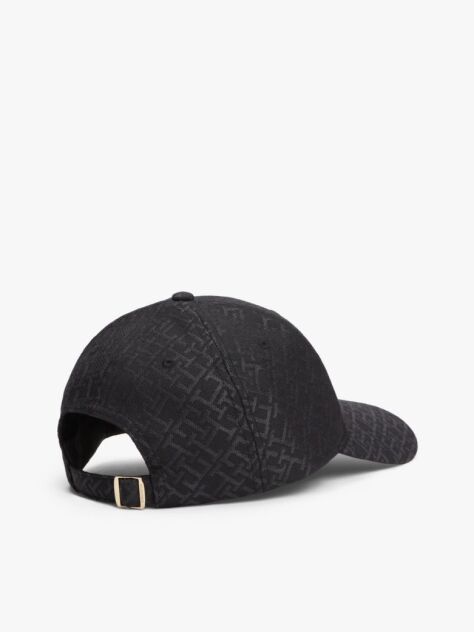 Negru TH Monogram Sapca De Baseball  Femei