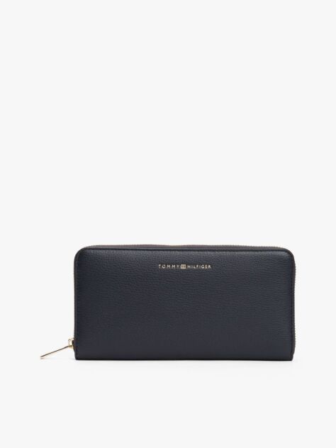 Blue TH Flag Large Zip-Around Wallet  Women