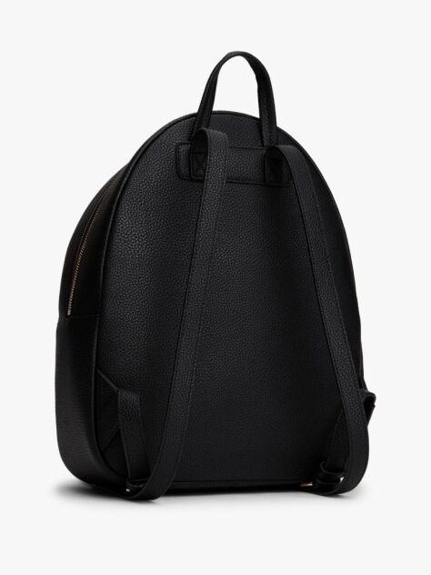 Black Tonal Signature Tape Backpack  Women
