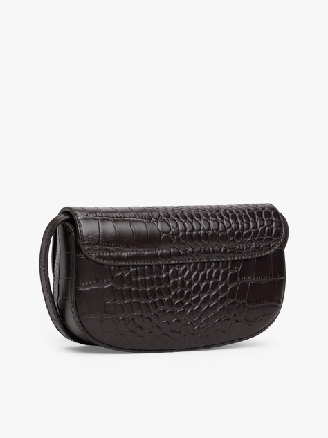 Maro Geanta Crossbody Din Piele Cu Imprimeu Croco  Femei