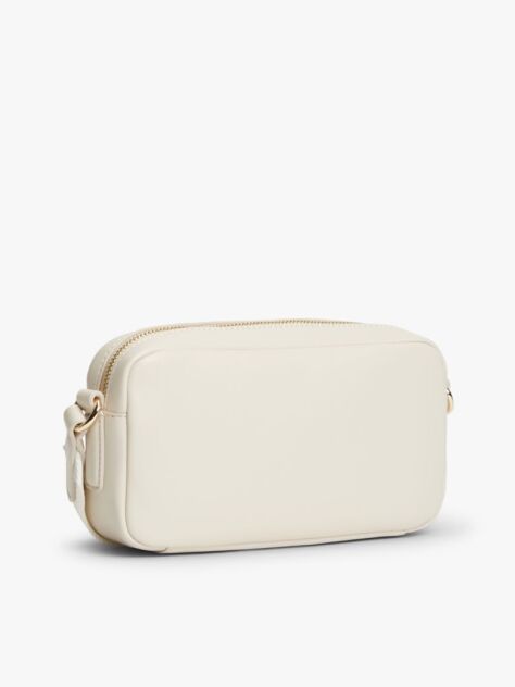 Beige Essential Debossed Crossbody Camera Bag  Women