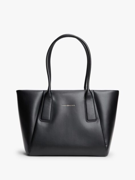 Negru Geanta Essential Tote Cu Logo Metalic  Femei