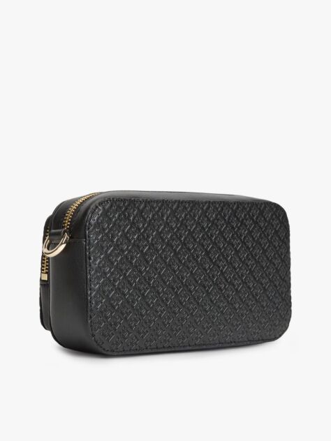 Negru Geanta Crossbody Camera Cu Monograma TH  Femei