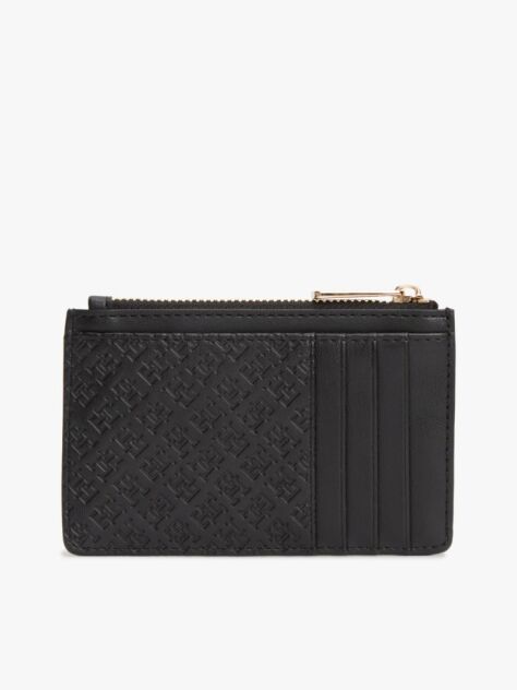 Negru Portcard Hilfiger Icon Cu Logo In Relief  Femei