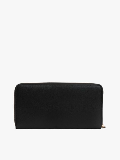 Black Hilfiger Icon Zip-Around Wallet  Women