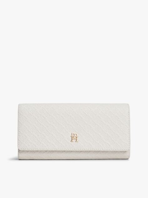 Bej Hilfiger Icon Portofel Cu Clapa  Femei