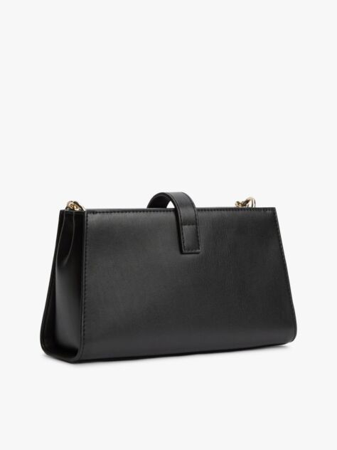 Black TH Monogram Chain Strap Crossover Bag  Women