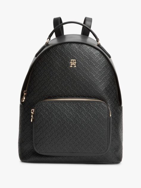 Negru Rucsac Dome TH Monogram  Femei