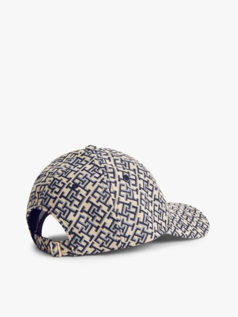 Blue Sapca De Baseball Cu Jacquard TH Cu Monograma  Femei