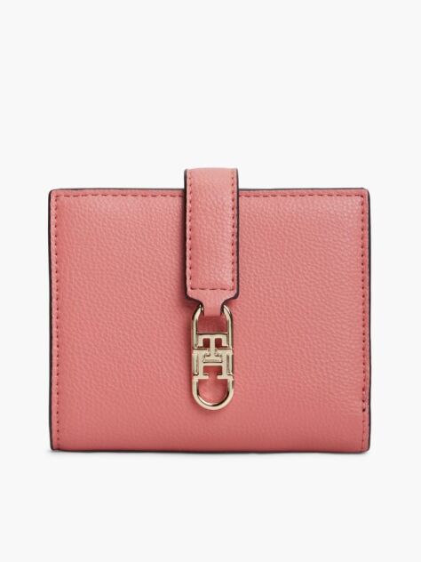 Roz Portofel Bifold Cu Monograma TH  Femei