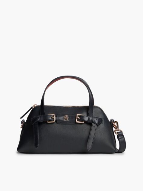 Blue Geanta Tote Crossbody Cu Catarama La Inchidere  Femei