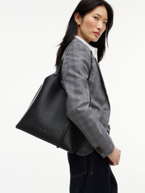 Negru Geanta Tote Modern Cu Textura  Femei