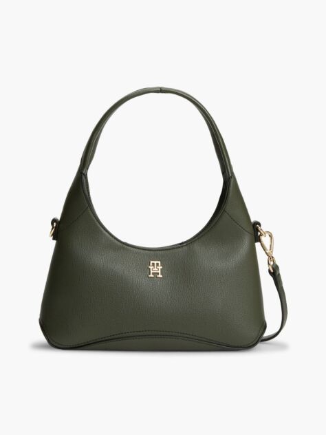 Verde TH Geanta Hobo Crossbody Cu Monograma TH  Femei