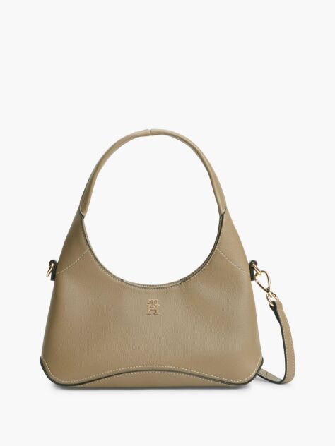 Bej TH Geanta Hobo Crossbody Cu Monograma TH  Femei