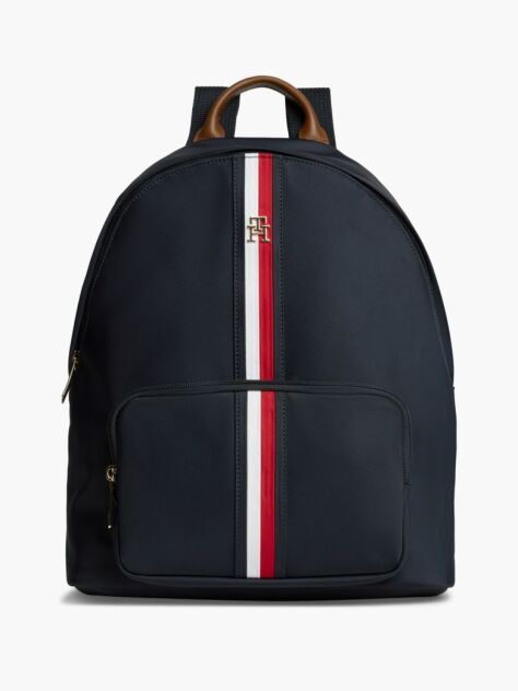 Blue Rucsac Dome Popette Cu Dunga Global  Femei