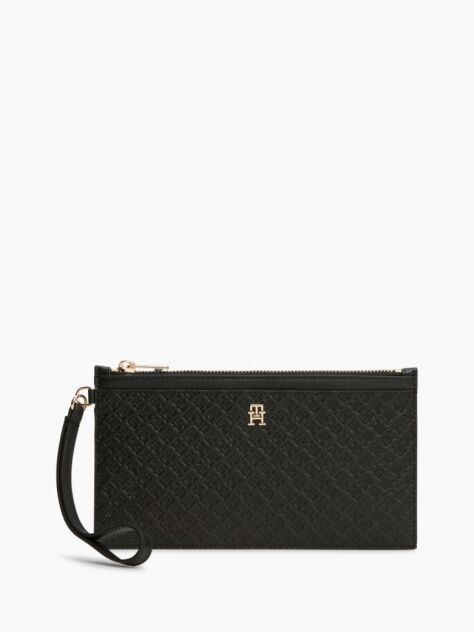 Negru Portofel Cu Imprimeu Hilfiger Icon  Femei