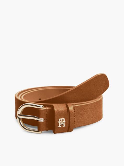 Maro Curea Din Suede Esential Cu Catarama Rotunda  Femei