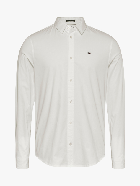 Alb Camasa Slim Fit Stretch  Barbati