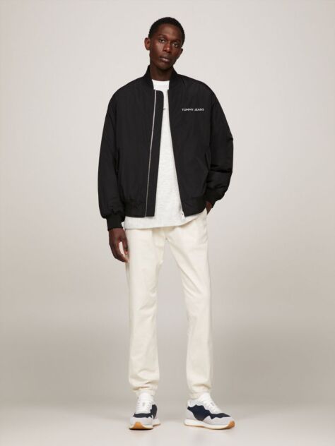 Black Classics Tonal Logo Bomber Jacket  Men