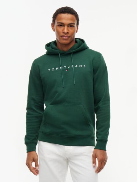 Verde Hanorac Regular Cu Logo  Barbati