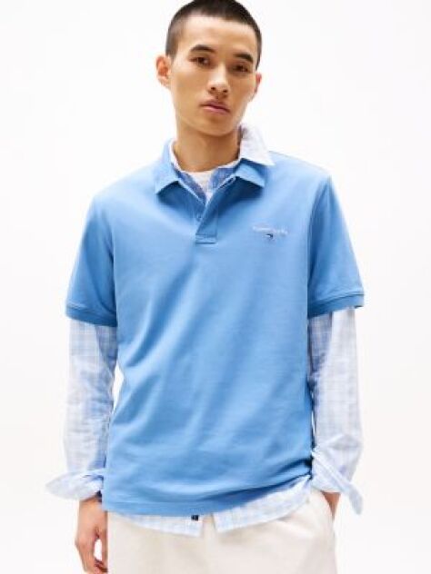 Blue Regular Fit Polo Shirt  Men