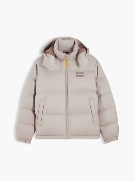 Brown Water Repellent Ripstop Alaska Puffer Jacket  Men
