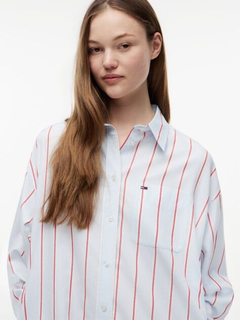 Multi Stripe Shirt Dress  Women