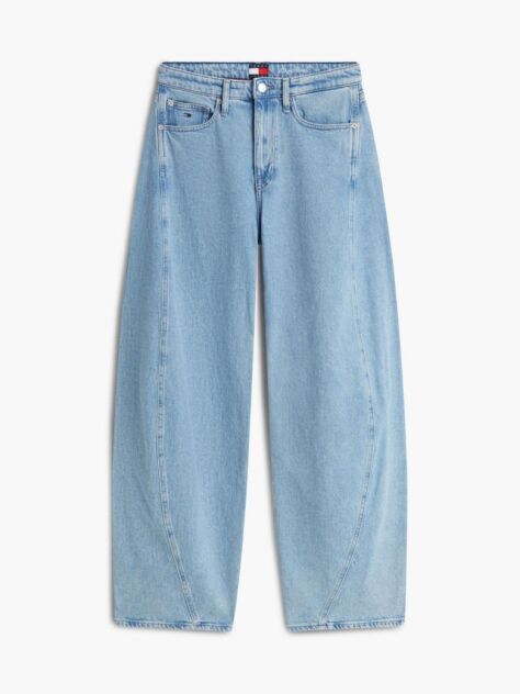 Denim Blugi Cu Talie Medie Croiala Evazata Si Cusaturi  Femei