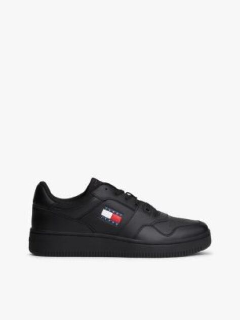 Negru Pantofi Sport Din Piele Retro  Barbati