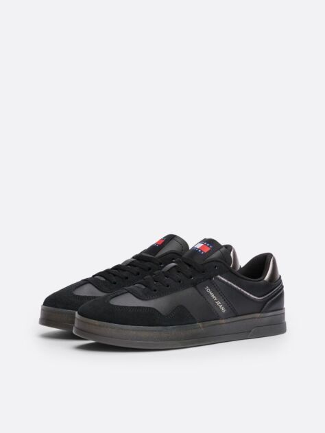 Black The Greenwich Leather Logo Trainers  Women