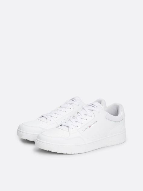 Alb Pantofi Sport De Baschet Din Piele  Barbati