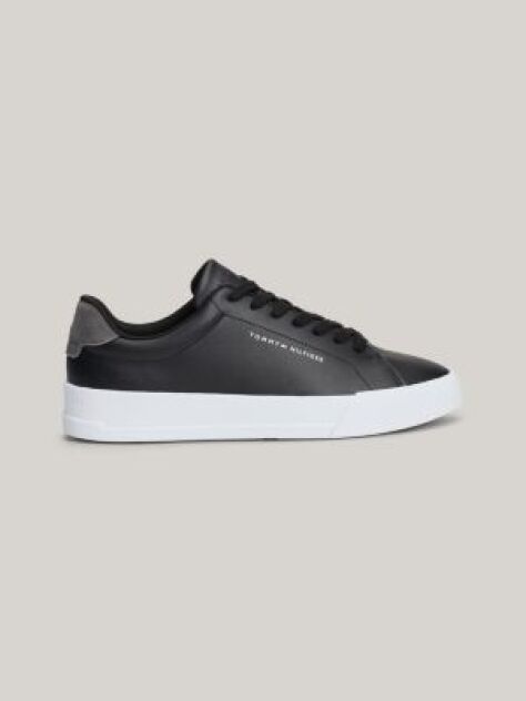 Negru Pantofi Sport Cu Logo Pebble Grain  Barbati