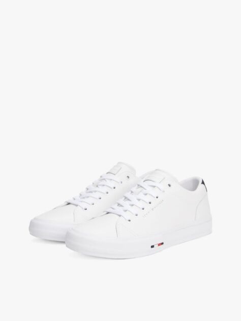 Multi Signature Leather Trainers  Men