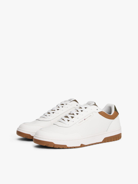 Bej Sneakers De Baschet Cu Talpa Din Piele  Barbati