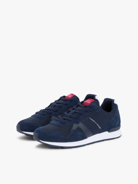 Blue  Adidasi Cu Texturi Mixte   Barbati