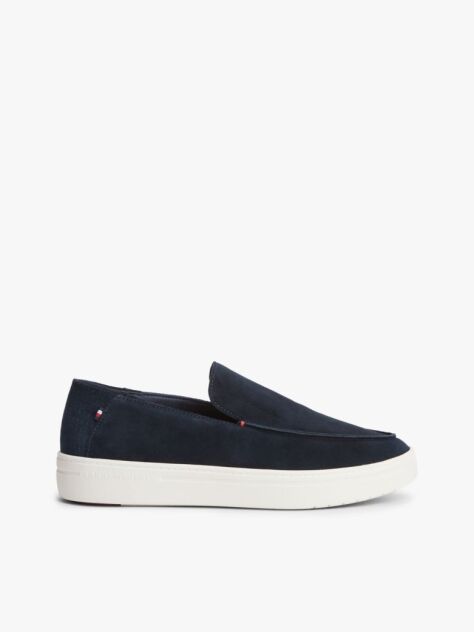 Blue Loafers Din Suede Usori  Barbati