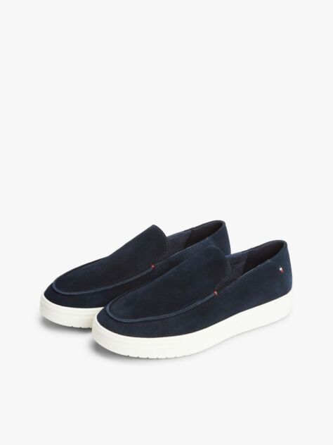 Blue Loafers Din Suede Usori  Barbati