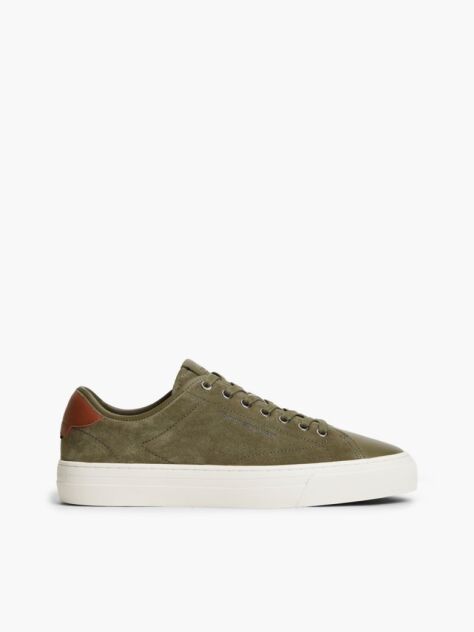 Verde Adidasi New York Label Din Suede Cu Contrast La Talpa  Barbati