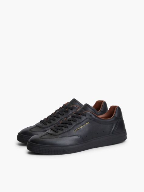 Negru Adidasi New York Label Luxe Din Piele  Barbati