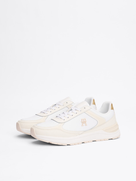 Alb Pantofi Sport Din Piele TH Monogram  Femei