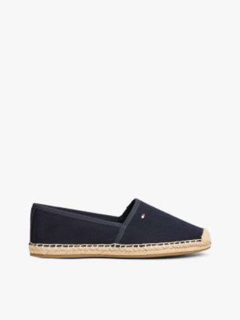 Blue Flag Embroidery Canvas Espadrilles  Women