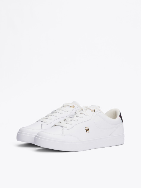 Alb Pantofi Sport Essential Din Piele   Femei