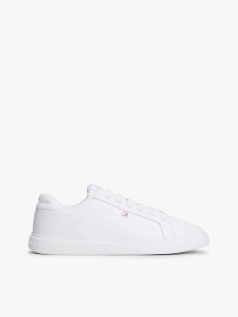 Alb Sneakers Usori Din Piele Cupsole  Femei